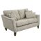 Casa Madison 2 Seater Fabric Sofa, Unique Ivory