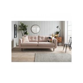 Orla Kiely Linden Large Fabric Sofa, Tolka Rose